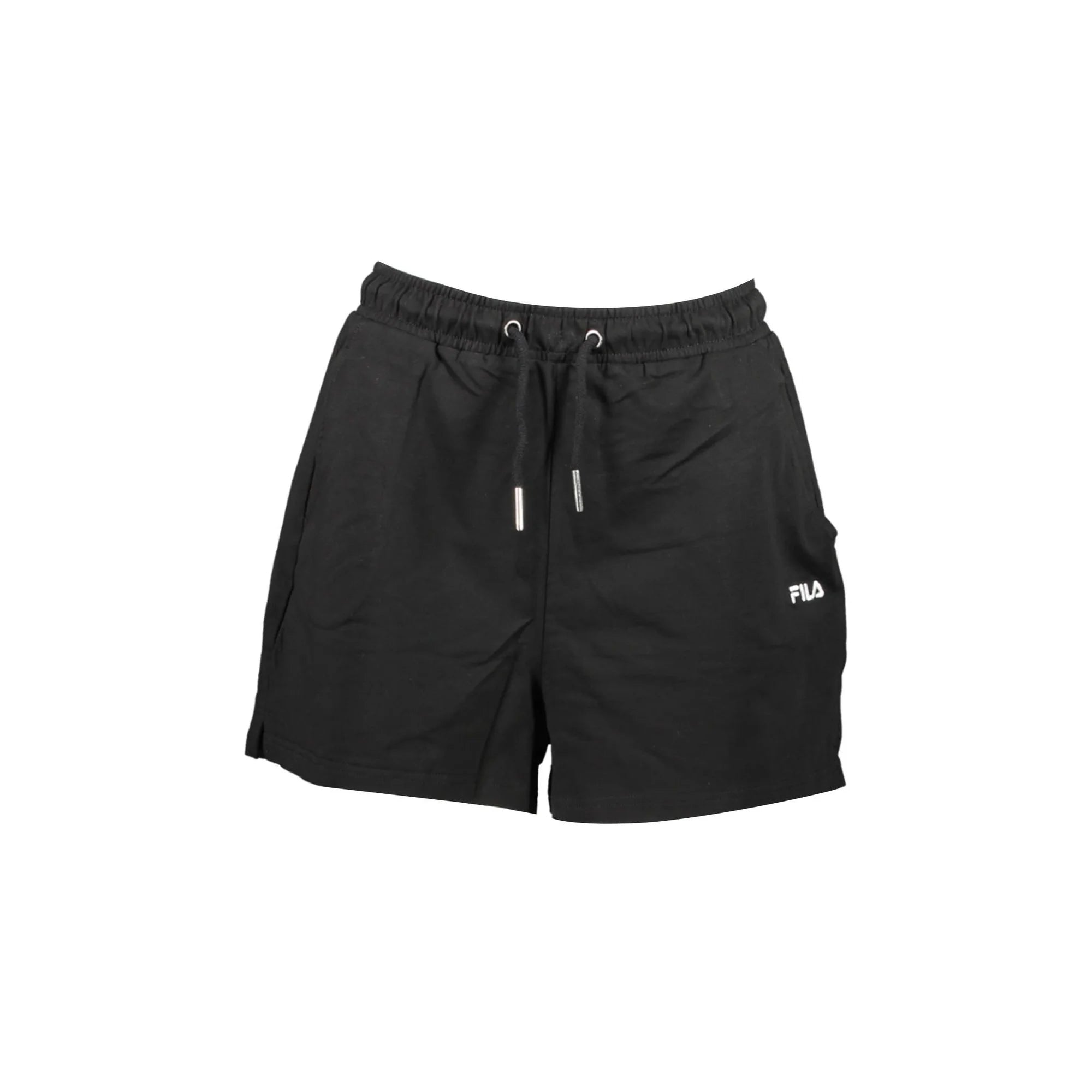 Fila Short Donna Nero Ricamo Pantaloni - foto prodotto
